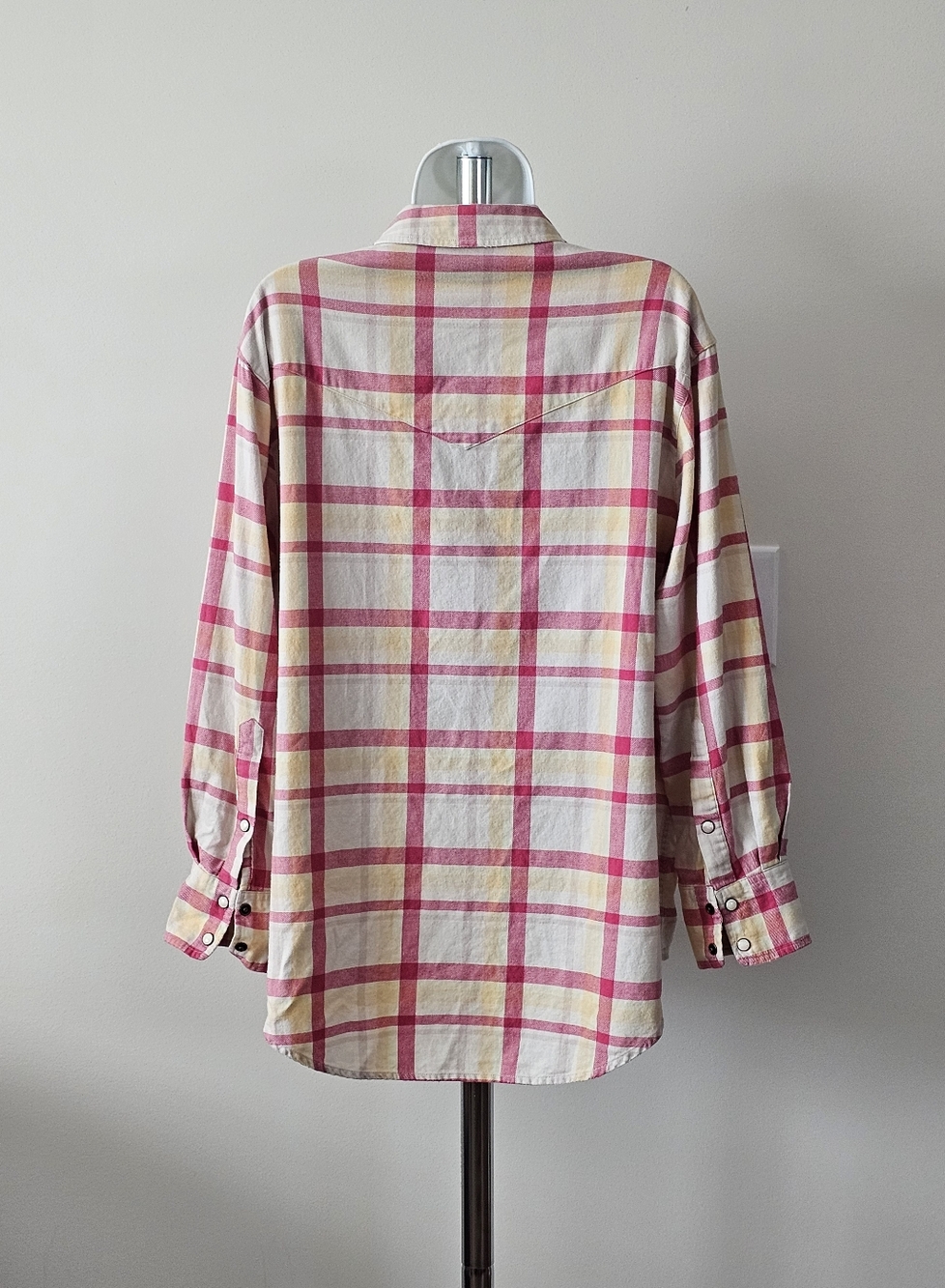 THE GREAT. The Heritage Shirt Cherry Blossom Plaid Size 2 / Med EUC - Picture 3 of 6
